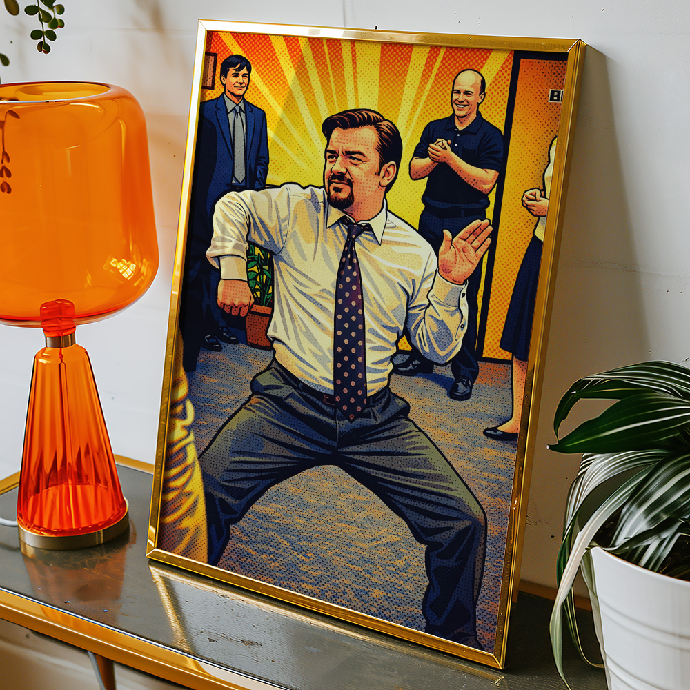 DAVID BRENT DANCE MAXIMALIZST POP ART STYLE POSTER