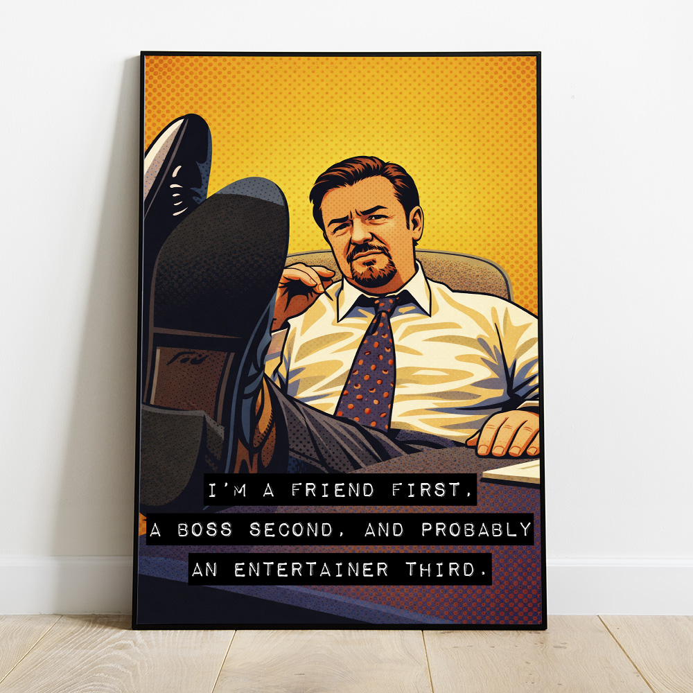 Alternative view of DAVID BRENT ENTERTAINER MAXIMALIST POP ART STYLE POSTER