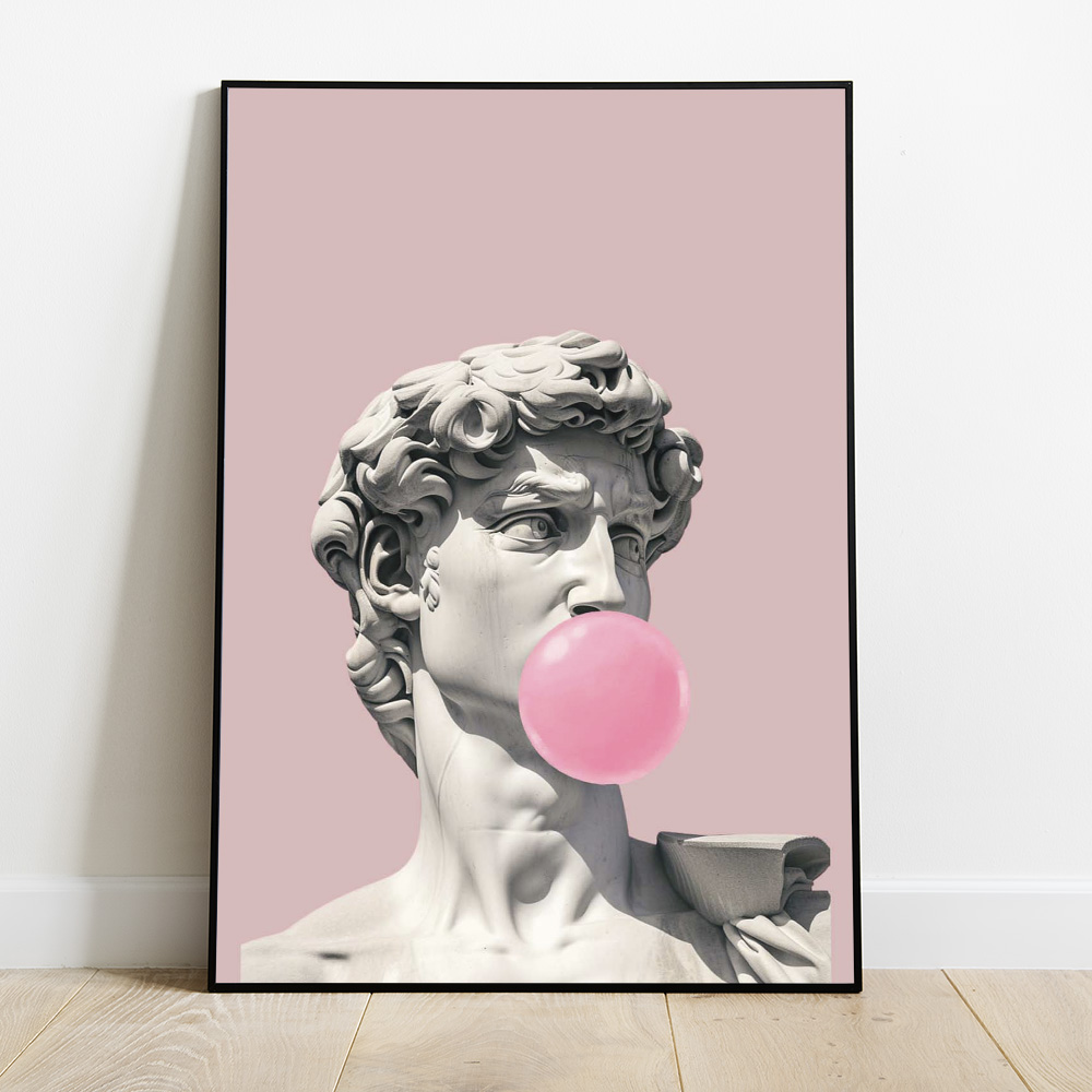 DAVID BUBBLEGUM BOLD AND MAXIMALIST POSTER