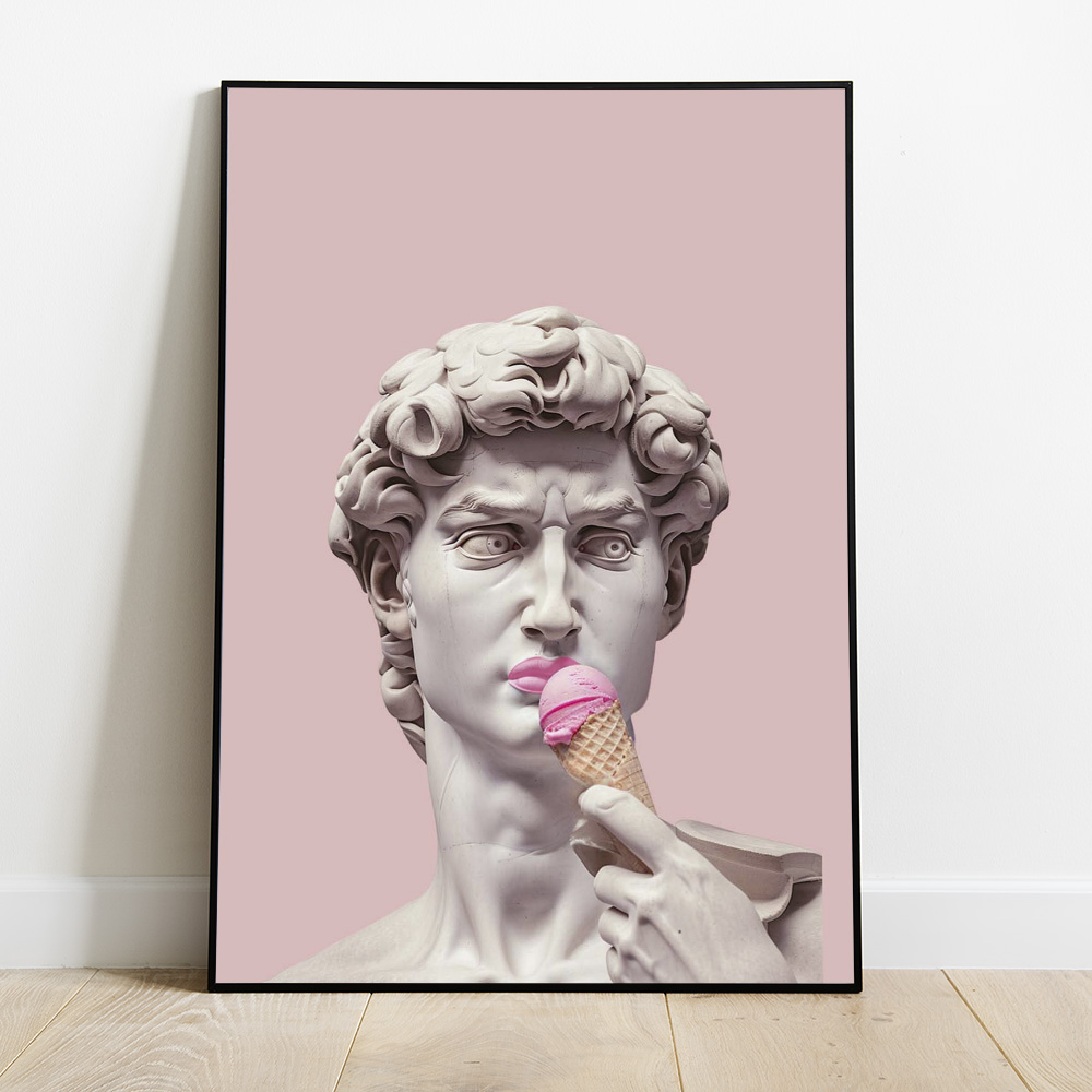 DAVID ICECREAM BOLD AND MAXIMALIST POSTER