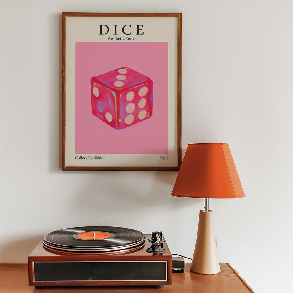 Alternative view of DICE BOLD AND MAXIMALIST POSTER