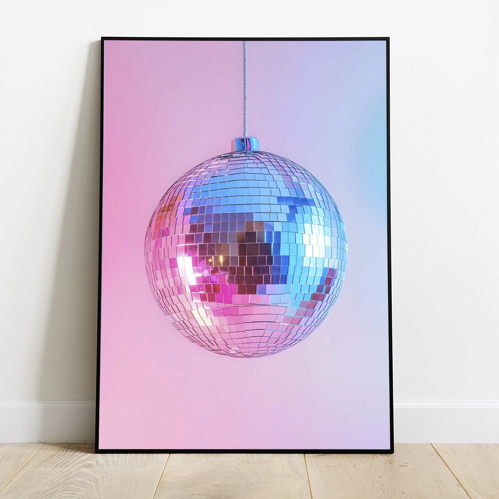 DISCOBALL BOLD AND MAXIMALIST POSTER