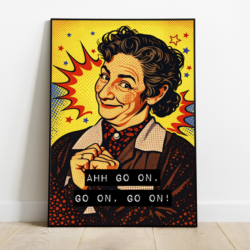 Alternative view of FATHER TED MRS DOYLE MAXIMALIST POP ART STYLE POSTER