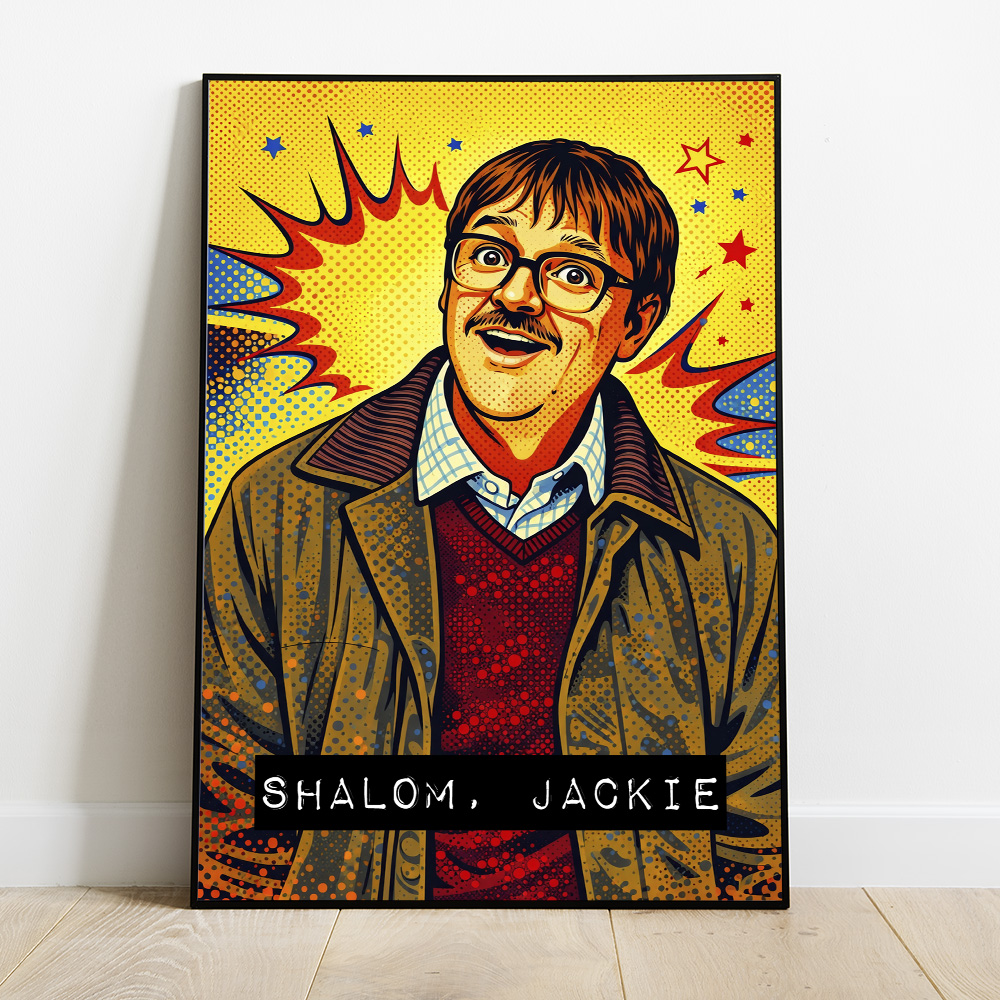 Alternative view of FRIDAY NIGHT DINNER JIM MAXIMALIST POP ART STYLE POSTER