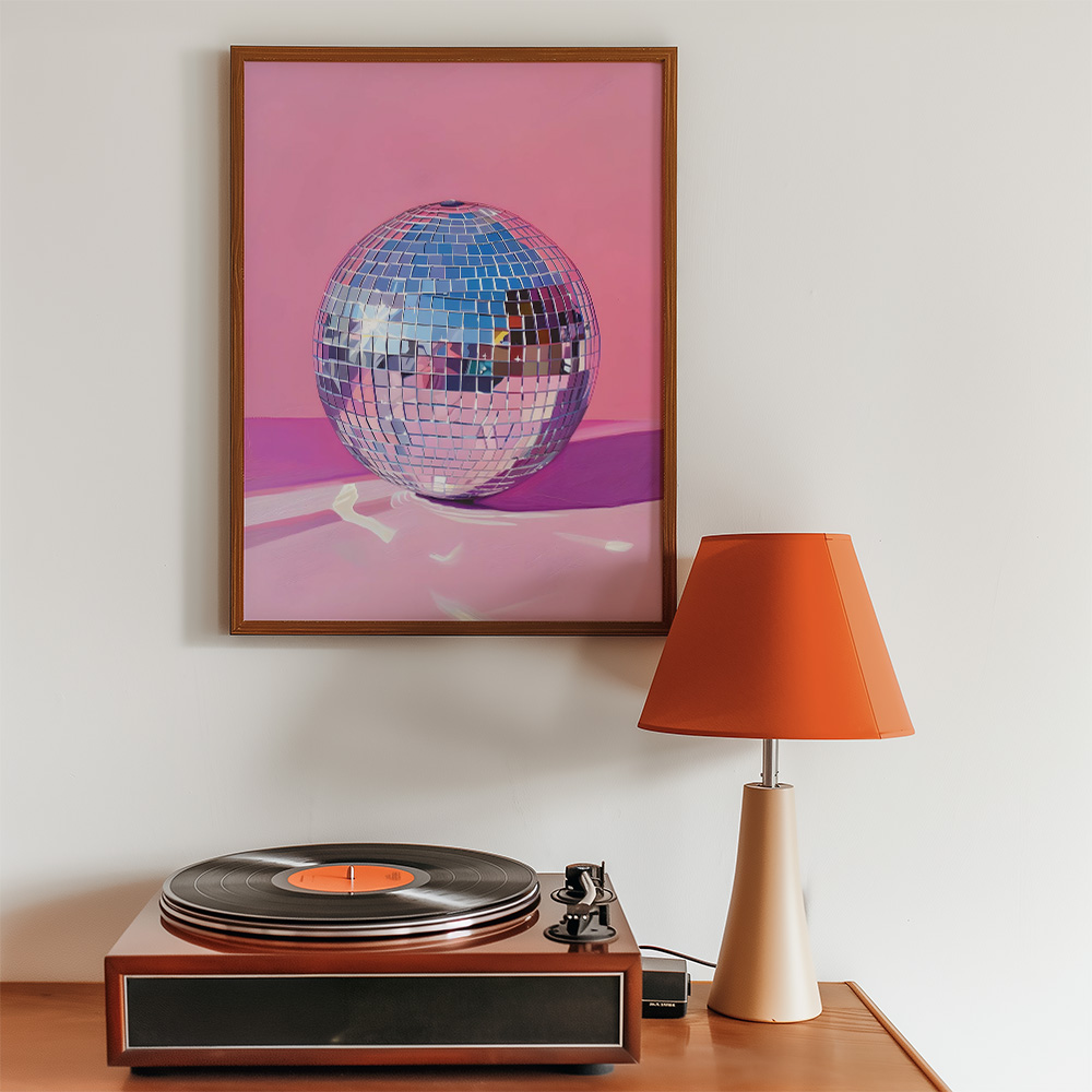 Alternative view of GLITTERBALL BOLD AND MAXIMALIST POSTER