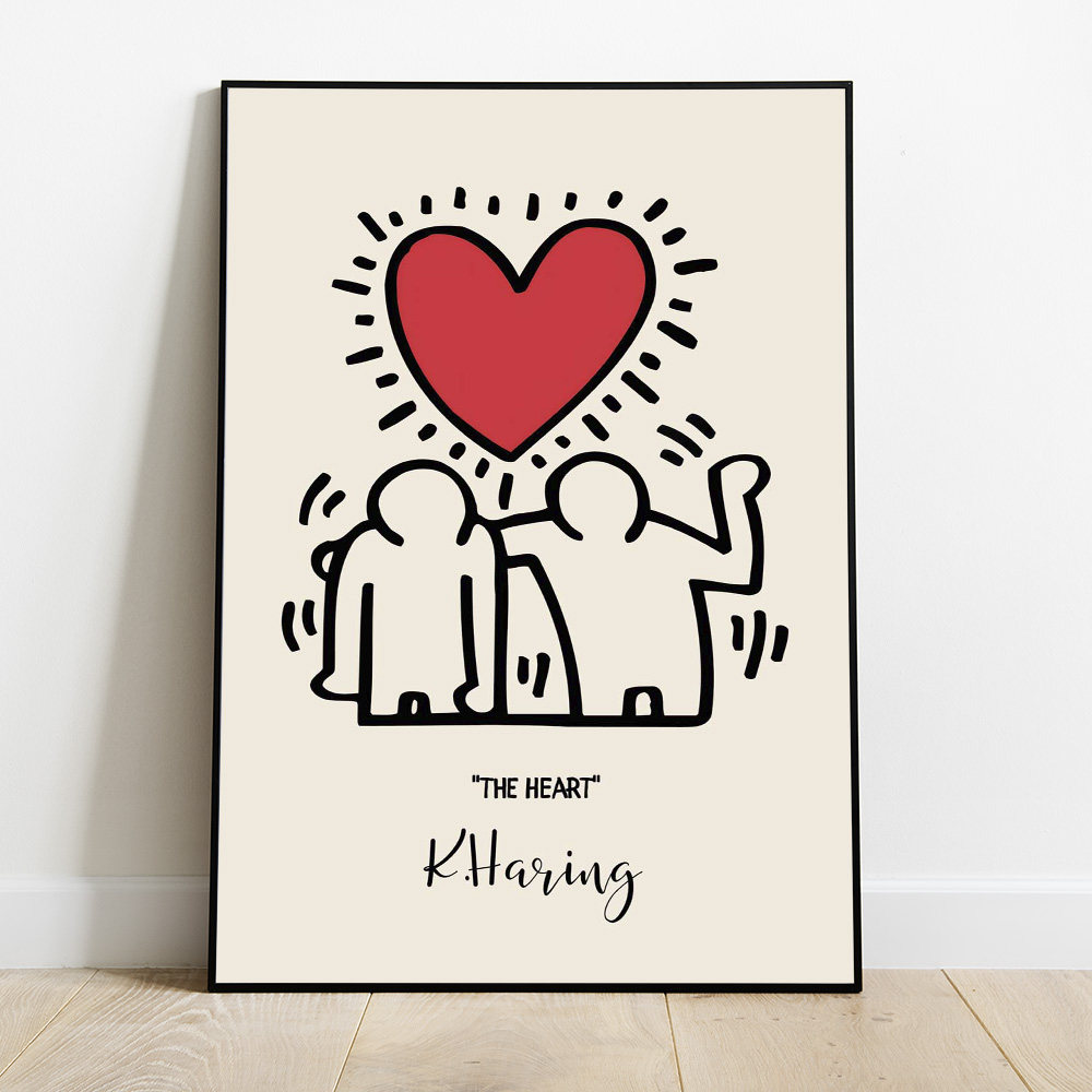 HARING BOLD AND MAXIMALIST POSTER