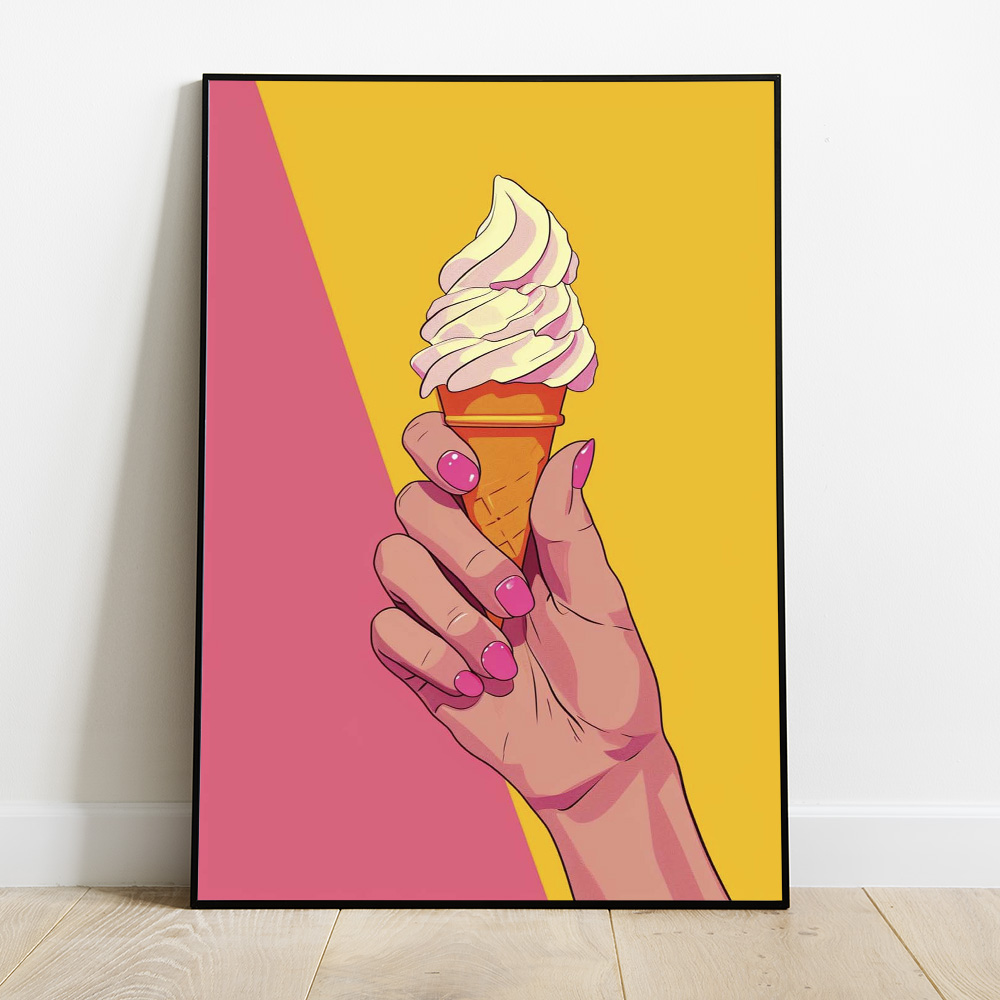 ICECREAM II BOLD AND MAXIMALIST POSTER