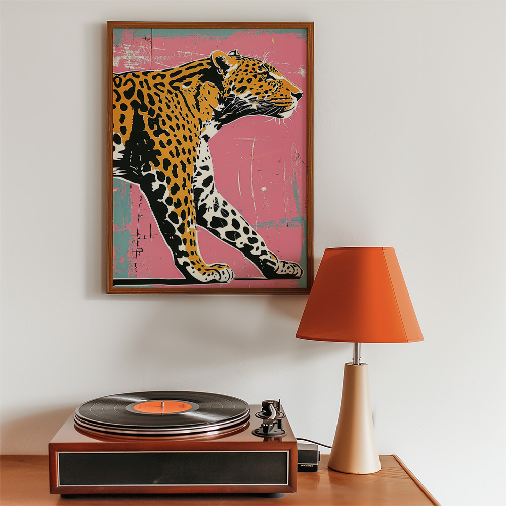 Alternative view of LEOPARD BOLD AND MAXIMALIST POSTER