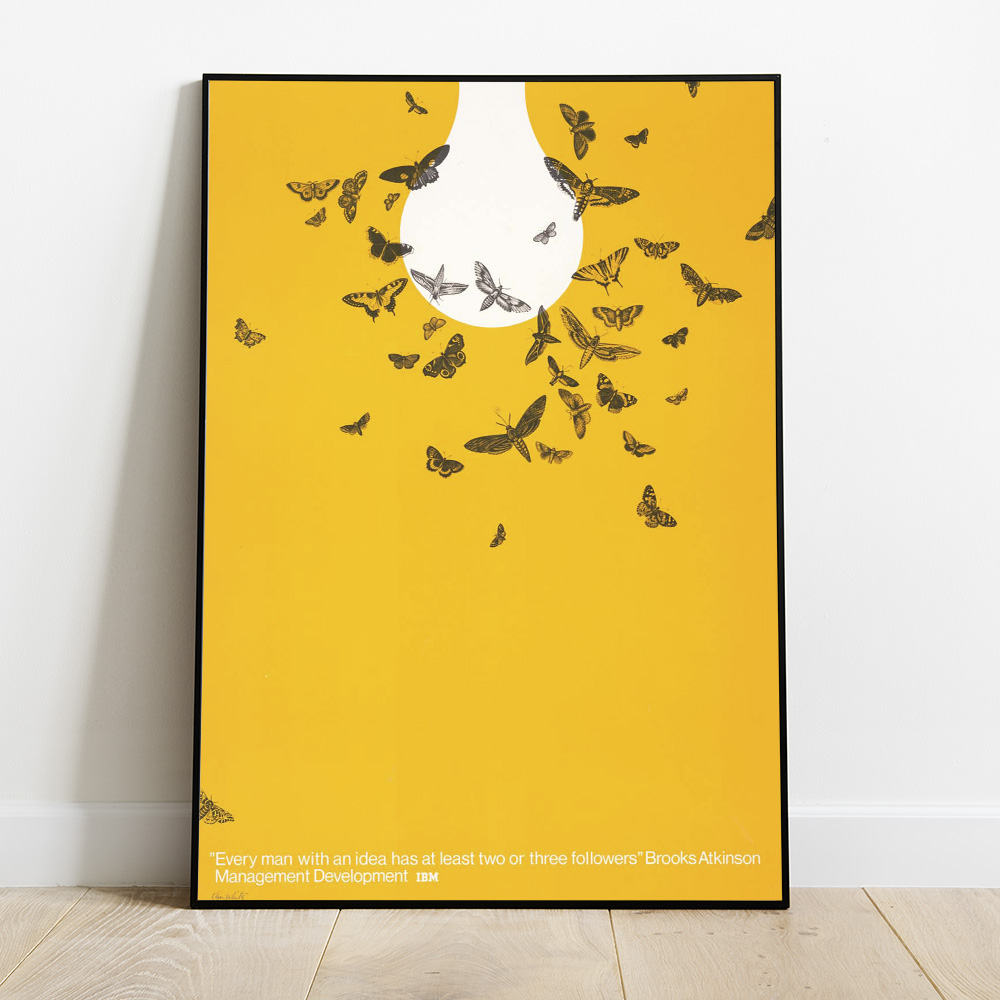 LIGHTBULB MOTHS BOLD AND MAXIMALIST POSTER