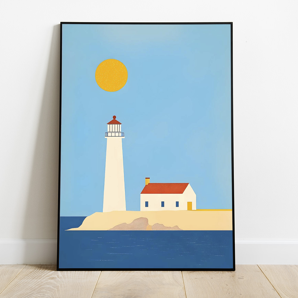 LIGHTHOUSE BOLD AND MAXIMALIST POSTER
