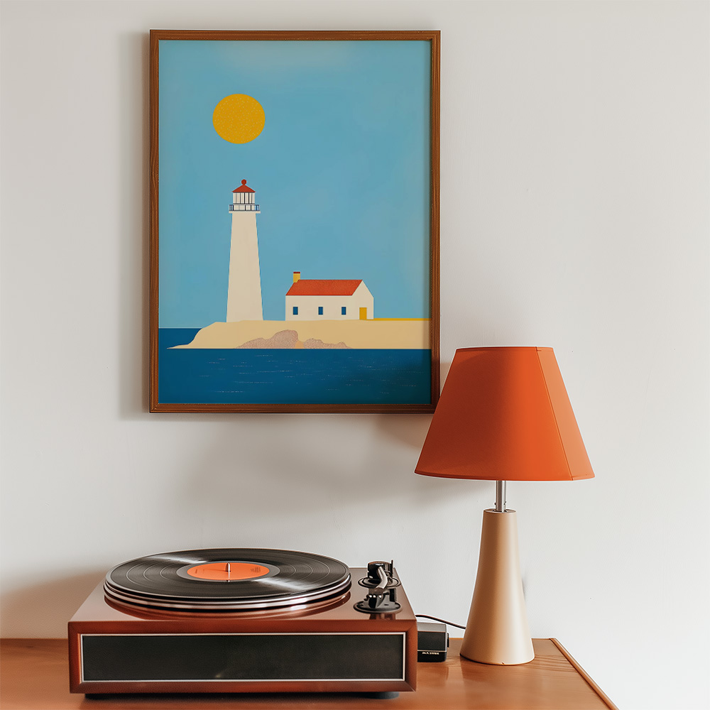 Alternative view of LIGHTHOUSE BOLD AND MAXIMALIST POSTER