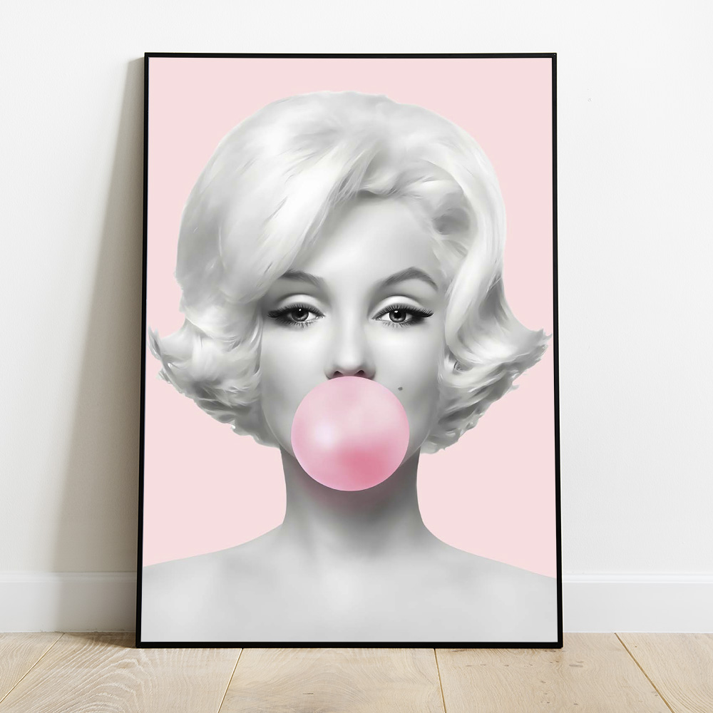 MARILYN BUBBLEGUM BOLD AND MAXIMALIST POSTER