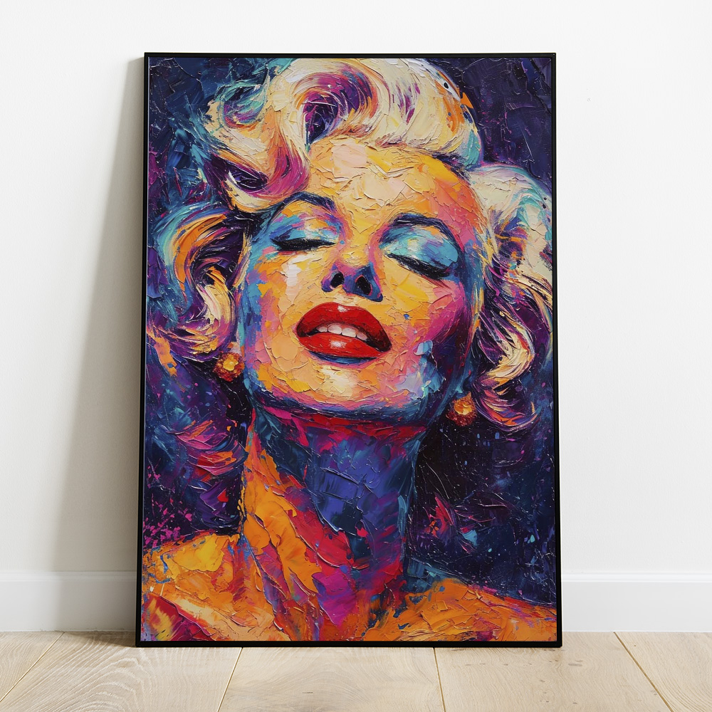 MARILYN DARK BOLD AND MAXIMALIST POSTER