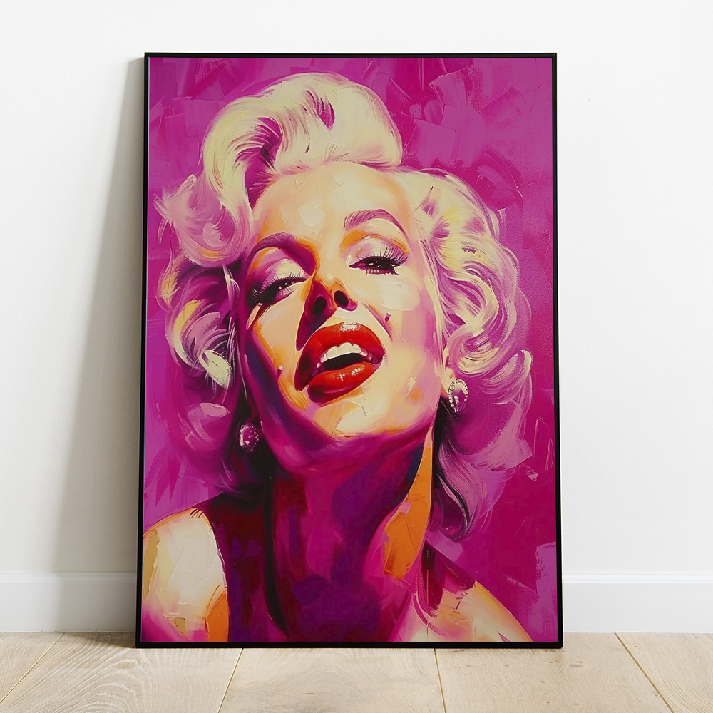 MARILYN PINK BOLD AND MAXIMALIST POSTER