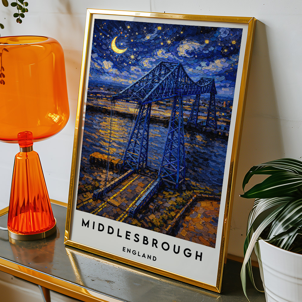 PERSONALISED VAN GOGH STYLE TRAVEL POSTER