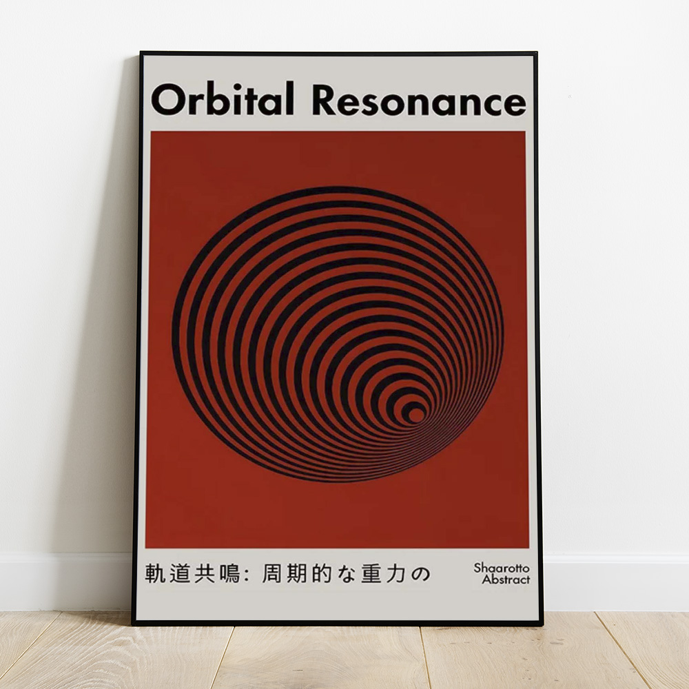 ORBITAL RESONANCE BOLD AND MAXIMALIST POSTER