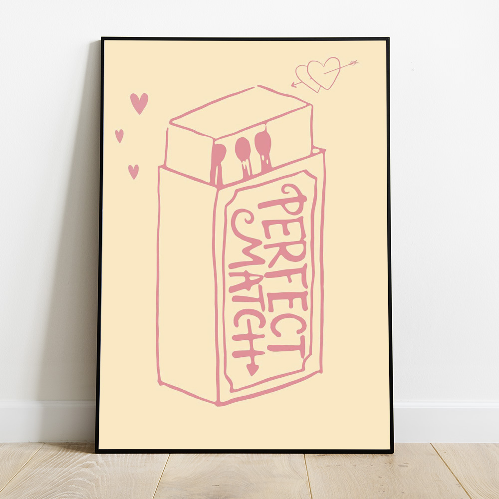 PERFECT MATCH BOLD AND MAXIMALIST POSTER