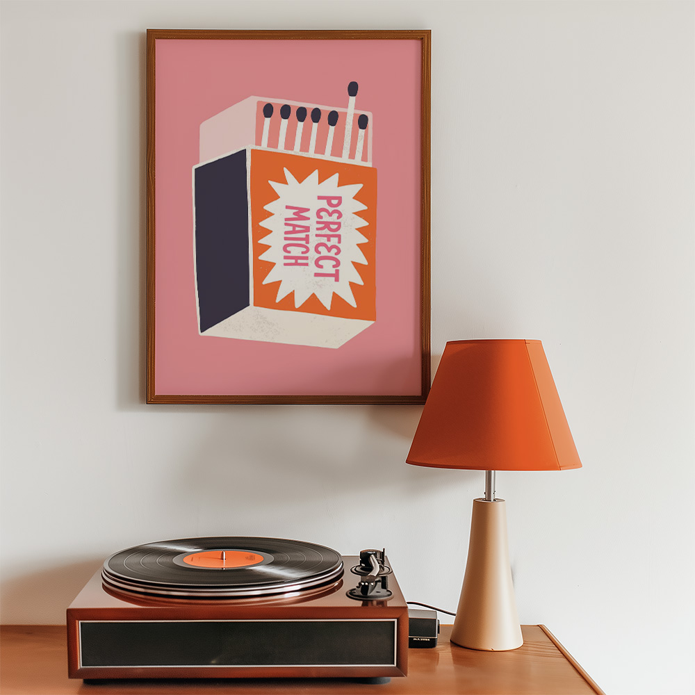 Alternative view of PERFECT MATCH PINK BOLD AND MAXIMALIST POSTER