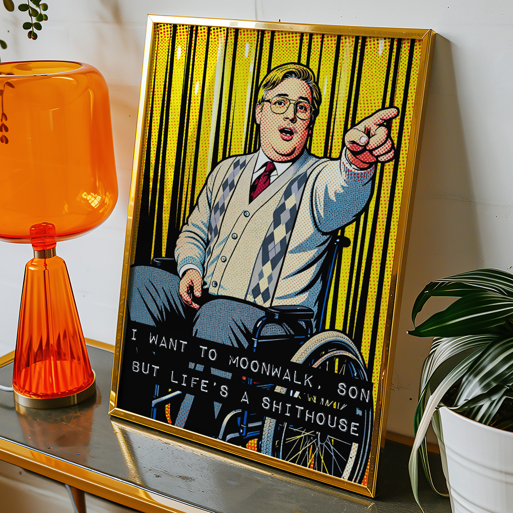 PHOENIX NIGHTS BRIAN POTTER MAXIMALIST POP ART STYLE POSTER