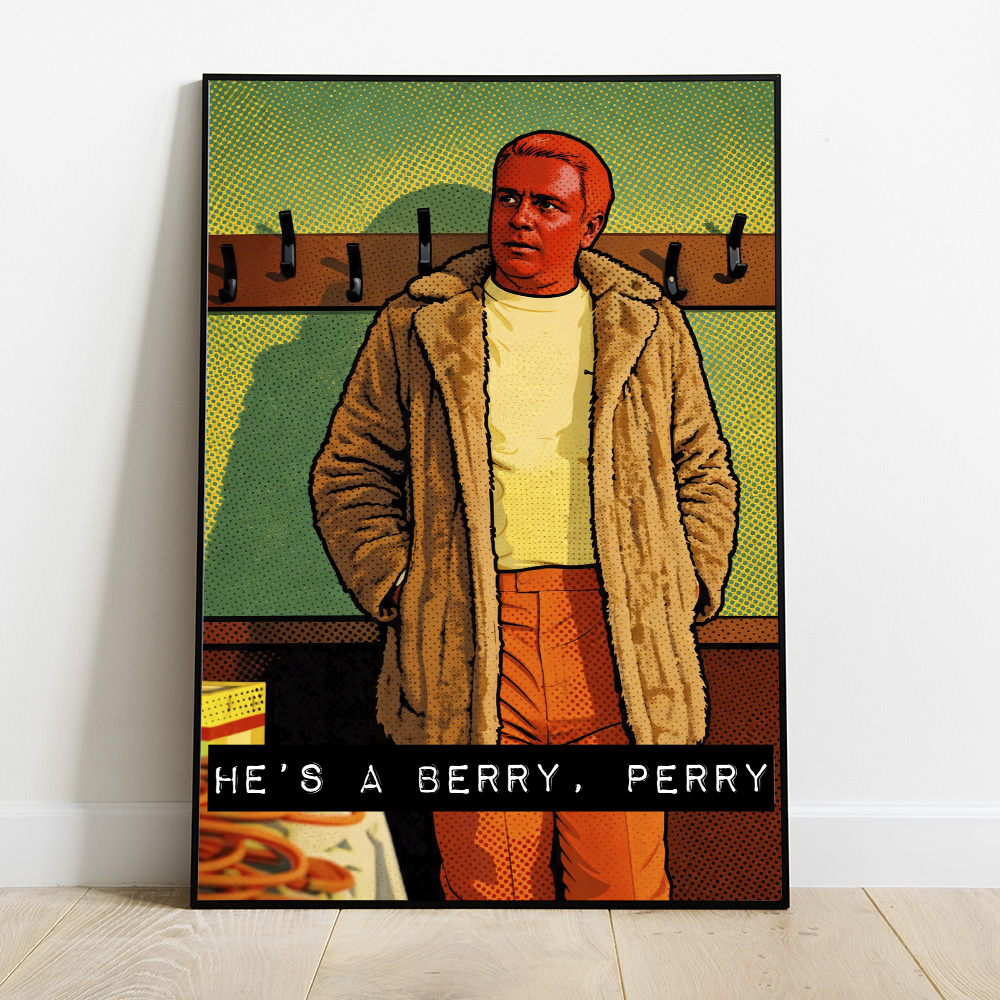 Alternative view of PHOENIX NIGHTS JERRY THE BERRY MAXIMALIST POP ART STYLE POSTER