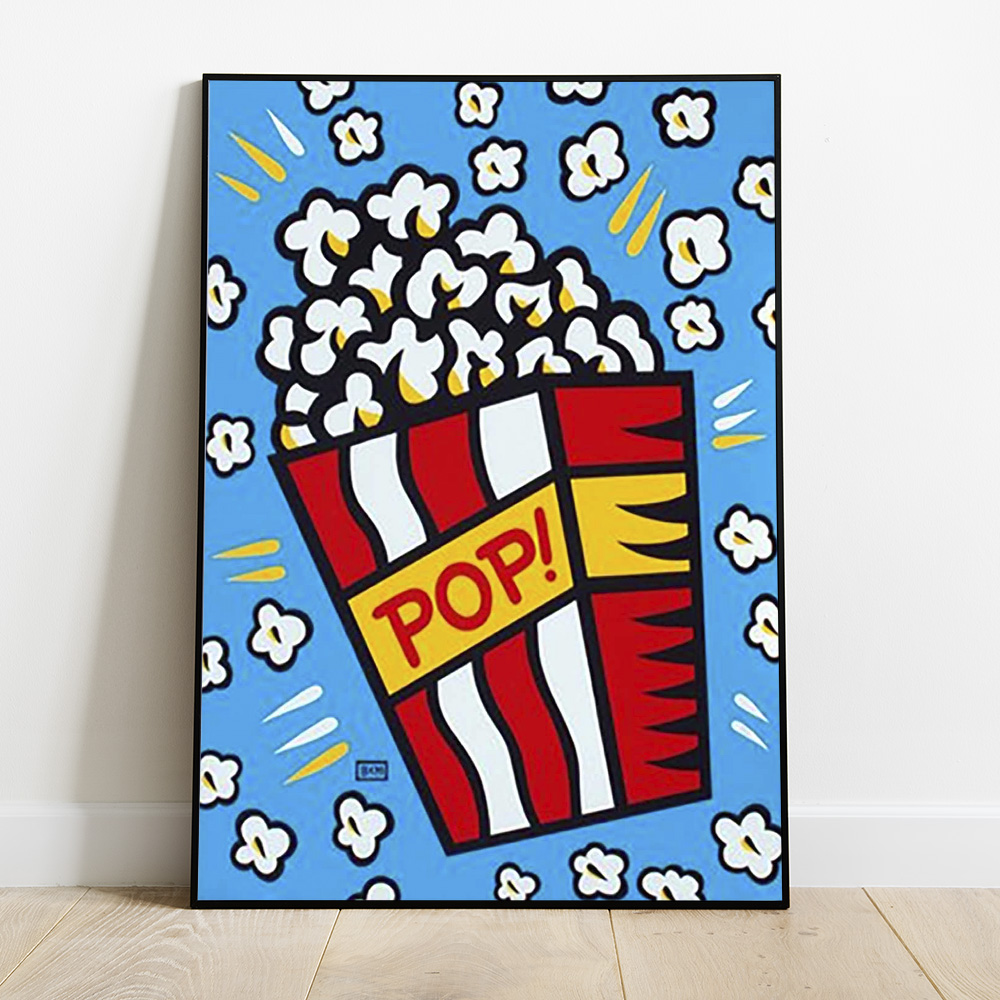 POPCORN BOLD AND MAXIMALIST POSTER