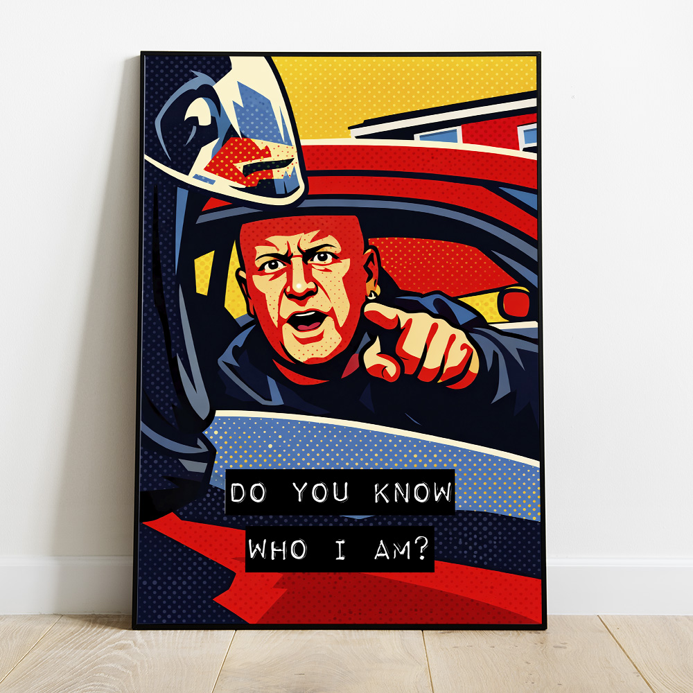 Alternative view of RONNIE PICKERING MAXIMALIST POP ART STYLE POSTER