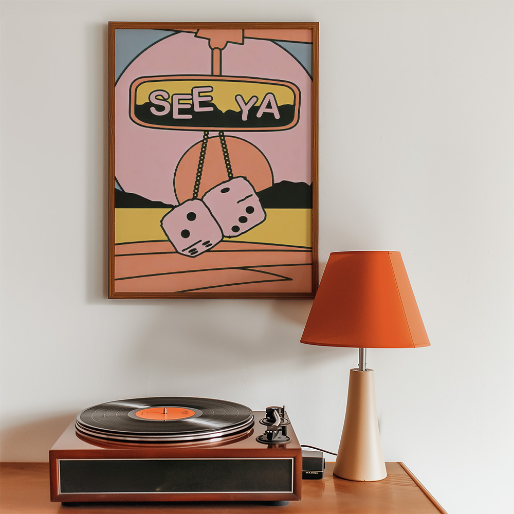 Alternative view of SEE YA BOLD AND MAXIMALIST POSTER