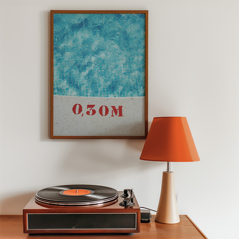 Alternative view of SHALLOW END BOLD AND MAXIMALIST POSTER