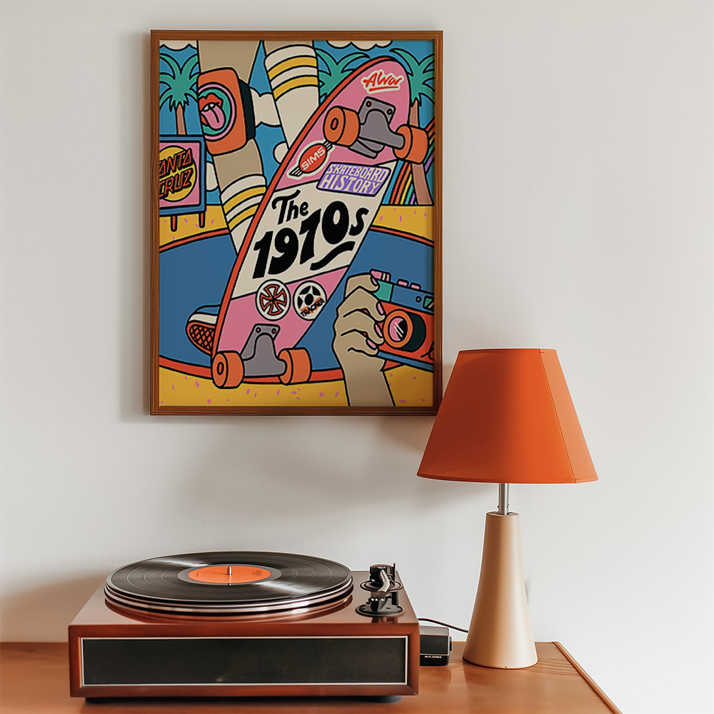 Alternative view of SURF POP ART BOLD AND MAXIMALIST POSTER