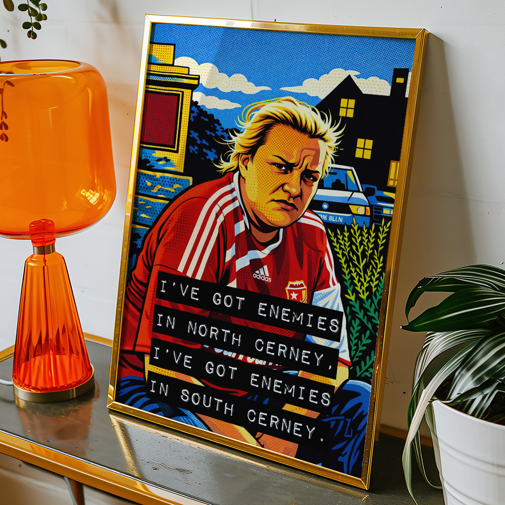 THIS COUNTRY KERRY MAXIMALIST POP ART STYLE POSTER