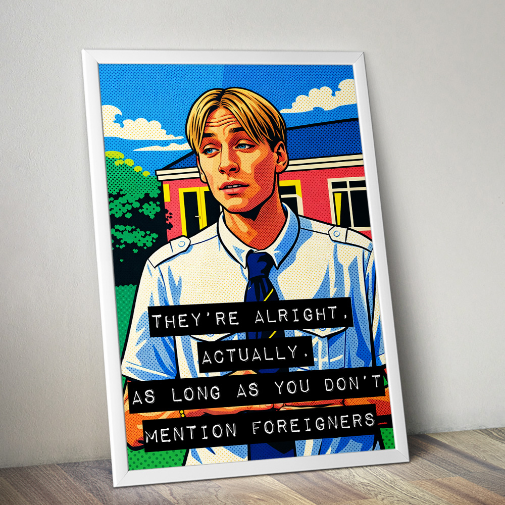 Alternative view of THIS COUNTRY KURTAN MAXIMALIST POP ART STYLE POSTER