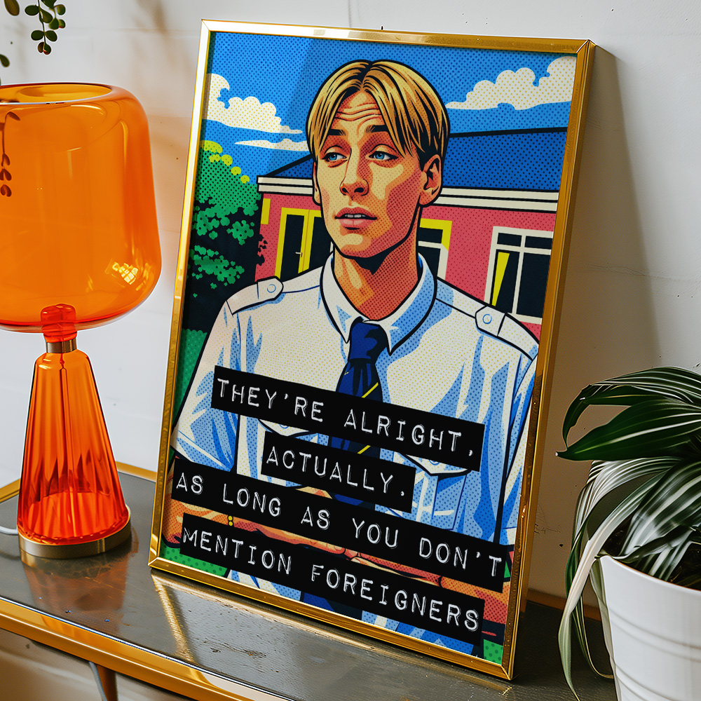 THIS COUNTRY KURTAN MAXIMALIST POP ART STYLE POSTER