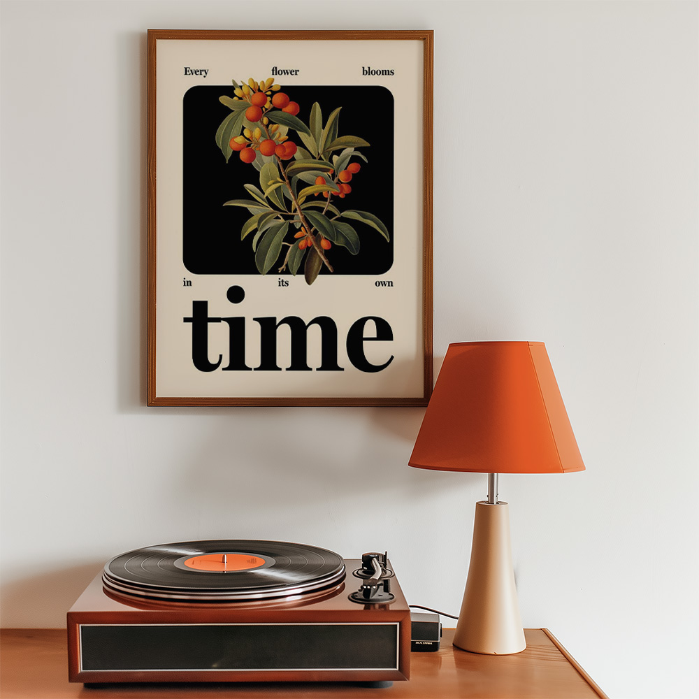 Alternative view of TIME BOLD AND MAXIMALIST POSTER