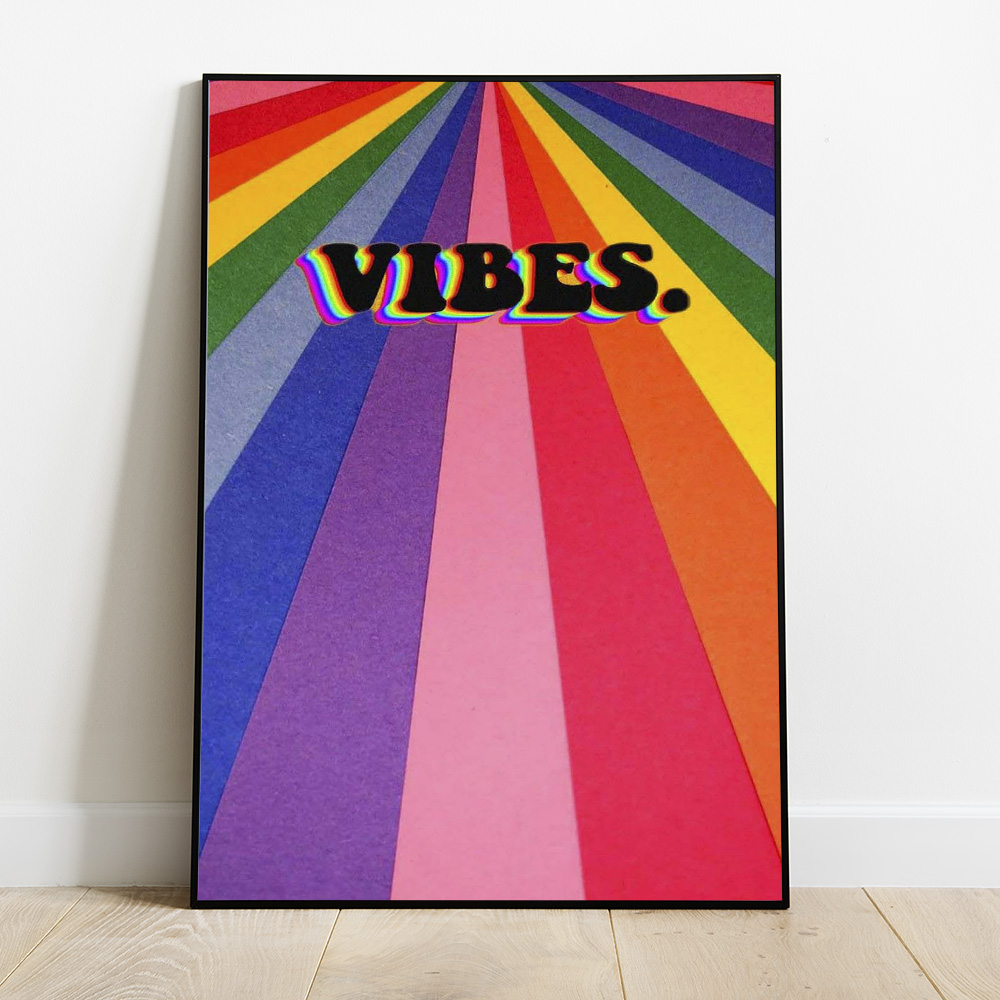 VIBES BOLD AND MAXIMALIST POSTER