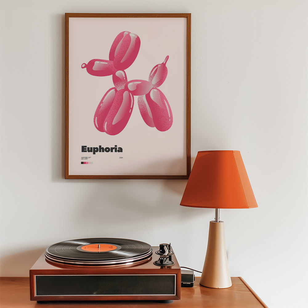 Alternative view of EUPHORIA BOLD AND MAXIMALIST POSTER