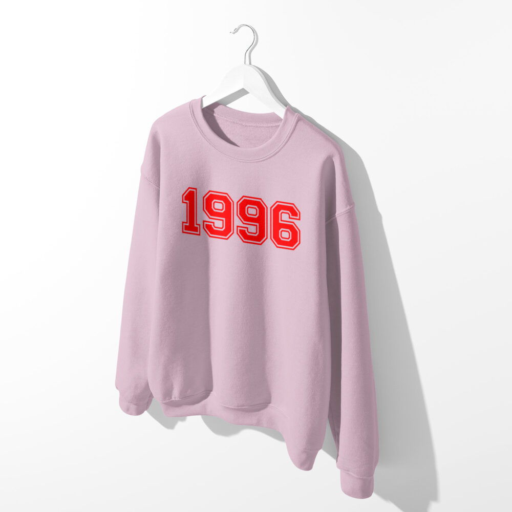 Alternative view of PERSONALISED YEAR VARSITY OUTLINE SWEATSHIRT