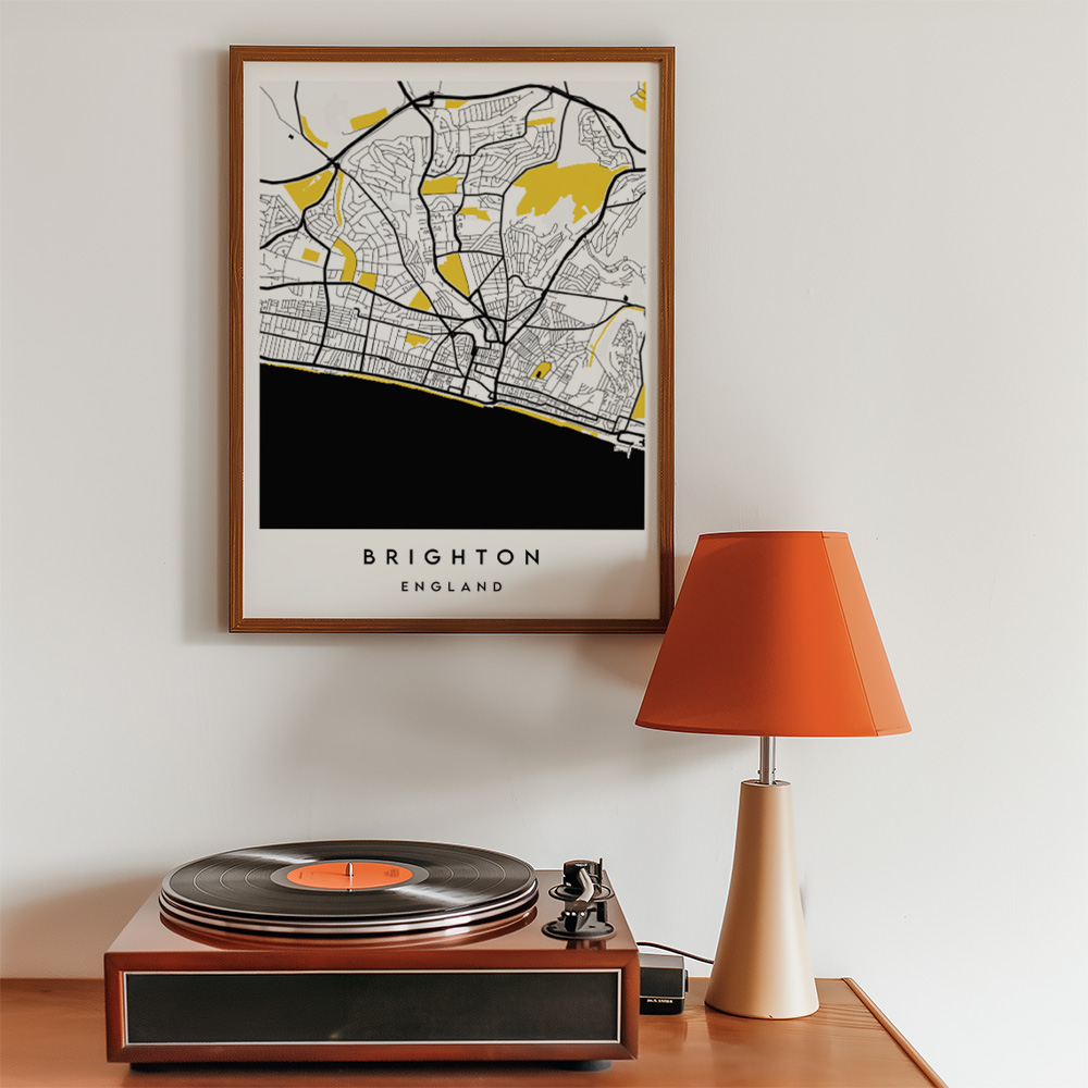 PERSONALISED NOIR CITY / TOWN MAP POSTER