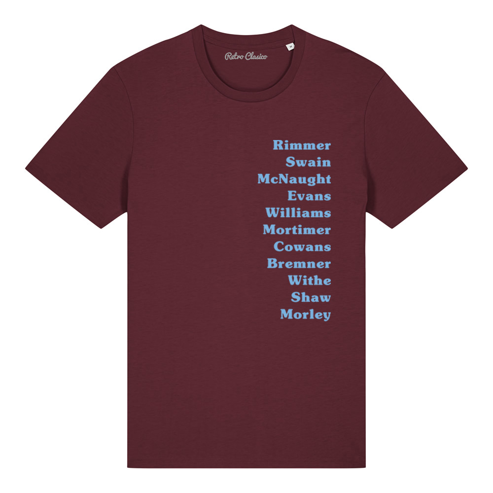 Alternative view of PERSONALISED ICONIC LINEUP FOOTBALL T-SHIRT