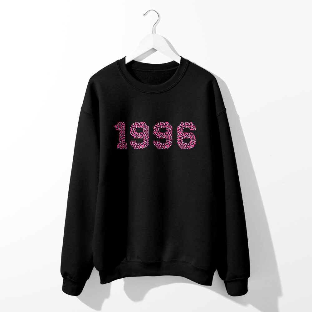 Alternative view of PERSONALISED YEAR LEOPARD PRINT VARSITY SWEATSHIRT