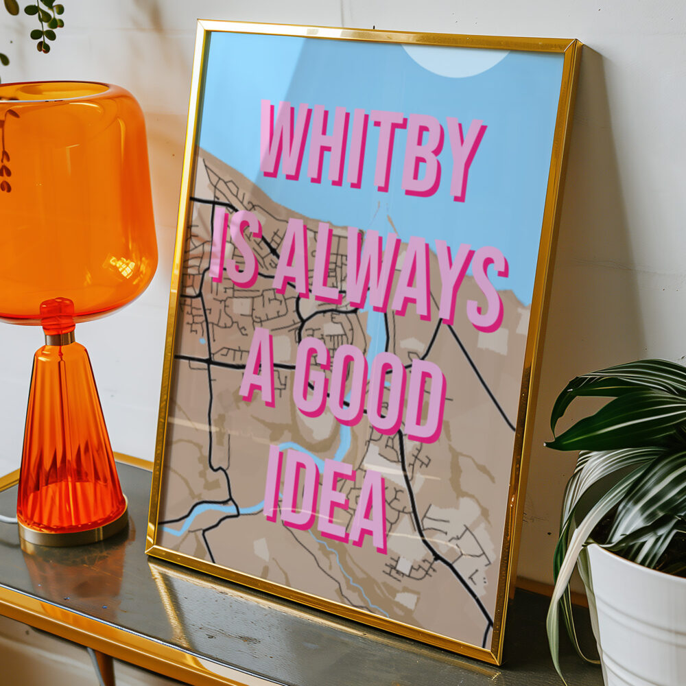 Alternative view of ALWAYS A GOOD IDEA PERSONALISED MAP POSTER