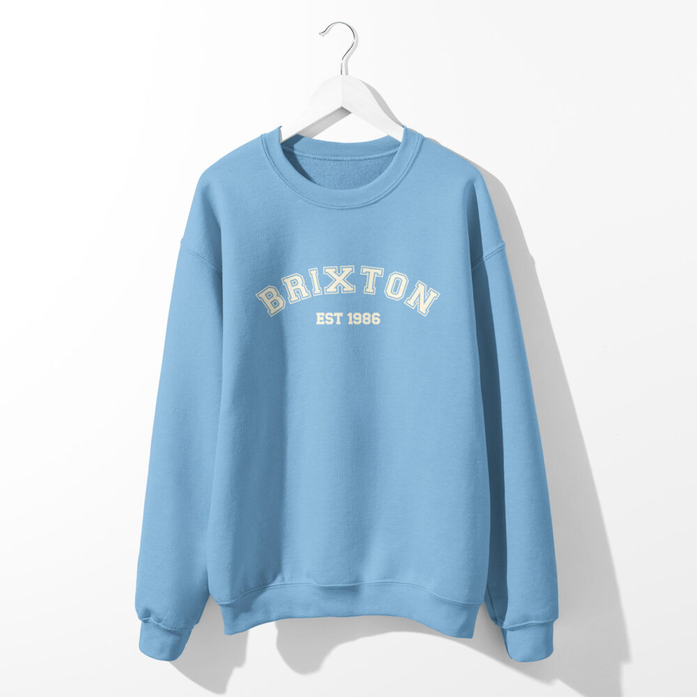 Alternative view of PERSONALISED TOWN AND YEAR VARSITY SWEATSHIRT